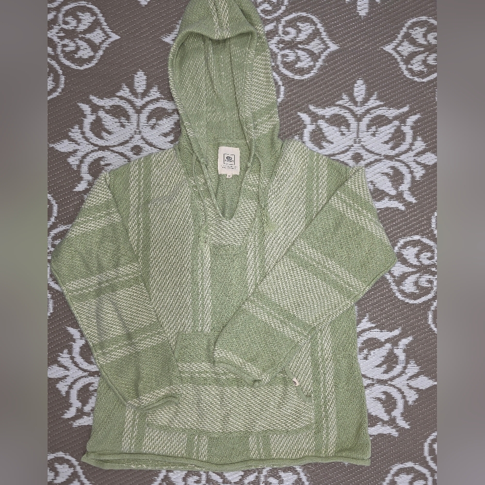 Rip Curl Green Hooded Sweater